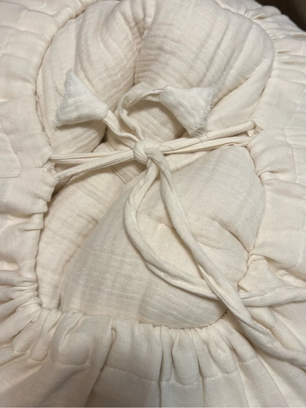 Quince Quilt - Organic Airy Gauze Cotton Dream Quilt Full/Queen in Undyed